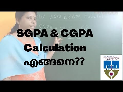 KTU SGPA & CGPA calculate ചെയ്യാം|How to calculate SGPA&CGPA