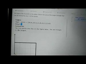 Largest Triangle Area | Leetcode 812