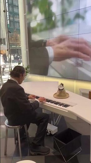 Ron Mael of Sparks plays This Town Ain't Big Enough For Both Of Us on piano