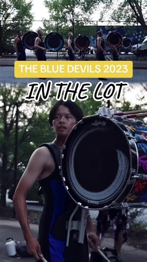 The Blue Devils 2023 Bass Drum Feature! 💨 #drumline #band #marchingba...