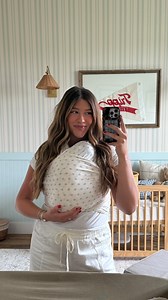 4.9K views · 172 reactions | So easy & so convenient to throw on around the house for hands free! Plus the baby loves being close to mommy!! 懶 #sollybabywrap #sollybabywraptutorial #newborn #postpartum #pregnancy #newbornbubble | Hannah Adams | Facebook