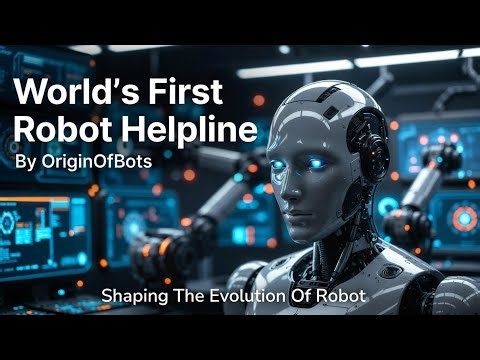 World's First Robot Helpline by OriginOfBots - Shaping The Evolution Of Robots