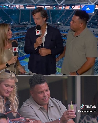Ronaldo 'El Fenómeno' en el US Open: su visita al Arthur Ashe