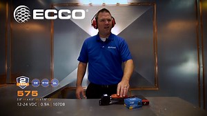 Invented by ECCO, the Smart Alarm® is the world's first self-adjusting back-up alarm. Constantly measuring ambient noise and adjusting sound level, ECCO's line of Smart Alarms create a volume that is safe without contributing to noise pollution. Learn more at bit.ly/1-500Series. #ShopTalkTuesday #Since1972 | ECCO