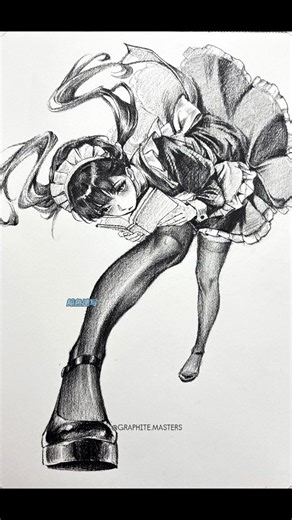 Graphite Drawing Art Gallery on Instagram: "Single-stroke figure drawing by artist @jingyusuxie — a striking demonstration of gesture, flow, and control, where fluid lines and confident marks capture movement and balance with expressive clarity. The dynamic pose and bold contrasts reveal the power of simplicity in figure drawing. Artist: @jingyusuxie #singlestrokedrawing #figuredrawing #gestureart #expressivedrawing #graphiteart"