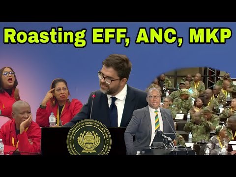 DA George Michalakis Roasting ANC, EFF & MK Party during SONA debate.