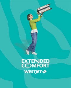 Experience comfort and relaxation on your next journey. Extended Comfort offers extra legroom and so much more. | WestJet