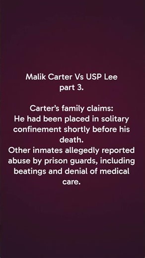 The realities of prison.. inside prison