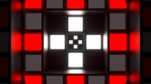 Red and White Strobe Lights System Background VJ Loop in 4K