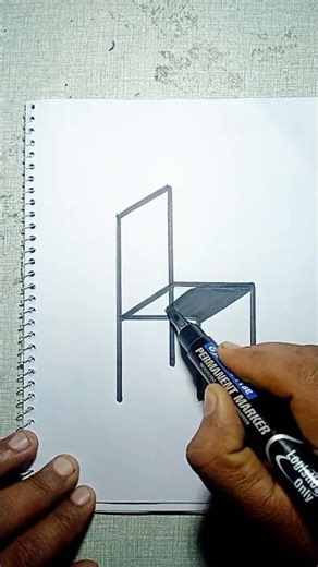 Chair Drawing #shortvideo #drawing #shortsfeed #art