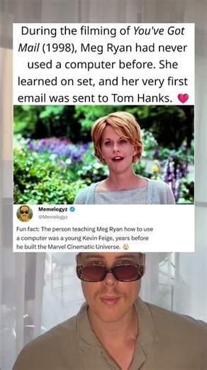 During You’ve Got Mail (1998), Meg Ryan Had Never Used a Computer Before ❤️