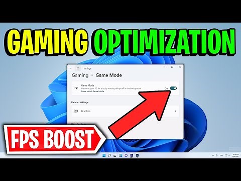 Ultimate WINDOWS 11 Gaming Performance Optimization Guide - FPS Boost in Gaming
