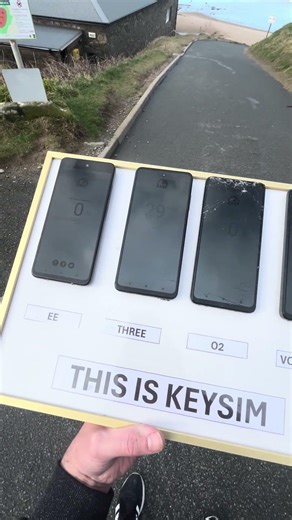 porth Oer (whistling sands) mobile network speed test Vodafone O2 EE and Three