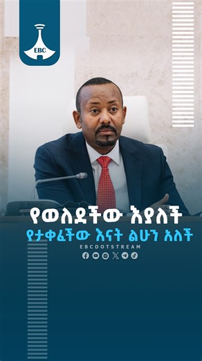 የወለደችው እያለች የታቀፈችው እናት ልሁን አለች፦ ጠቅላይ ሚኒስትሩ ስለፕሪቶረያ የተናገሩት https://youtube.com/live/DR5APqW52x4 #etv #EBC #ebcdotstream #parlama #ፓርላማ #parliament | Ethiopian Broadcasting Corporation