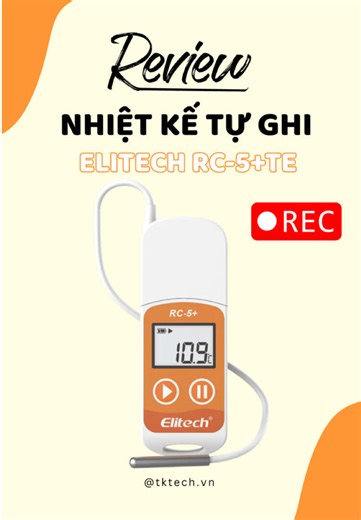 Review nhiệt kế tự ghi elitech RC-5 TE #nhietketughi #nhietke #elitech #rc5 #rc5te #nhietkedientu #nhietkedonhietdo #vanchuyenhanghoa #tktech #thietbidoluong #datalogger