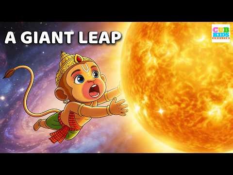 Baby Hanuman's Giant Leap to the Sun | Animated Stories for kids #cubkidsenglish