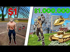 $1 Military to $1,000,000 in ROPE HERO MAFIA CITY WARS