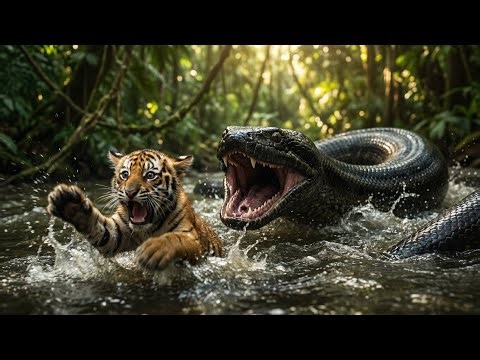 Tiger vs Giant Snake – The Deadliest Survival Battle Ever