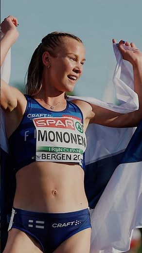 Ilona Mononen is the European U23 3000m Steeplechase champion! ✨🥹🇫🇮 #Bergen2025 #U23Champs