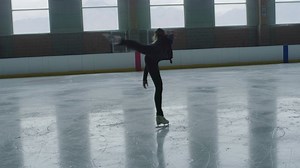 Slow Motion Woman Figure Skating On Stock Footage Video (100% Royalty-free) 1030056104 | Shutterstock