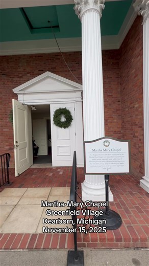 Martha-Mary Chapel at Greenfield Village #history #church #christian #Museum #wedding