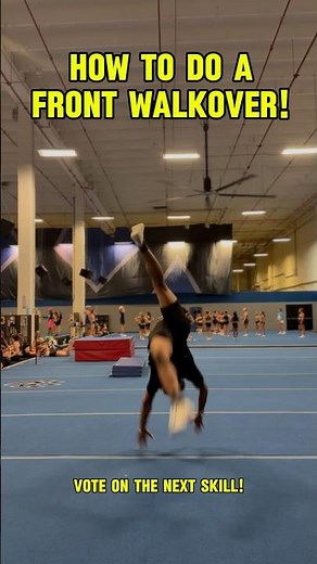 How to do a Front Walkover