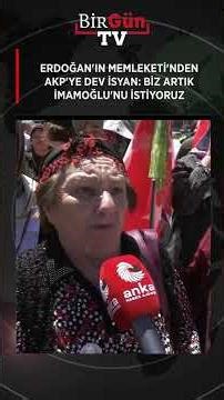 A shocking rebellion against the AKP in Erdoğan's hometown of Rize! "WE WANT İMAMOĞLU NOW!"