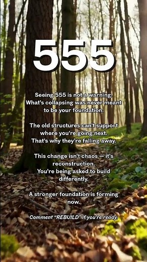 Seeing 555? The Old Is Collapsing So You Can Build a New Foundation ✨ Angel Number Meaning