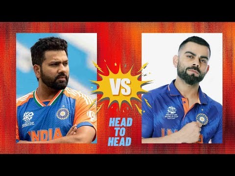 ROHIT SHARMA Vs VIRAT KOHLI | HEAD TO HEAD | TWO INDIAN LEGENDS |