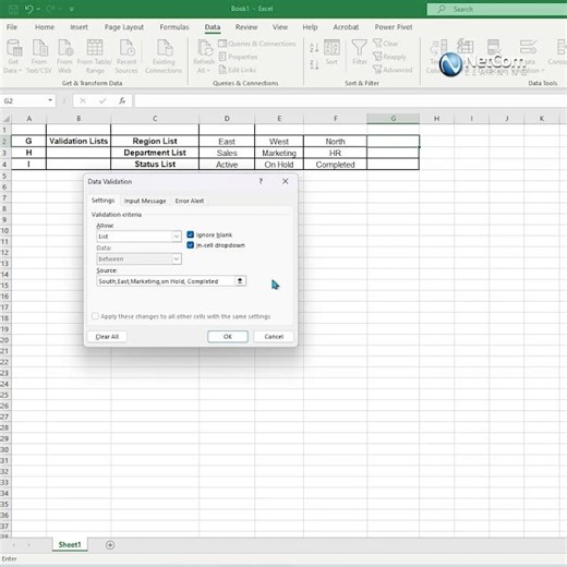 Stop Data Entry Errors with Excel Drop-Down Lists