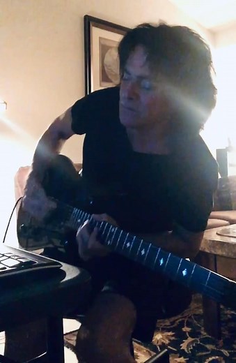 HELLO EVERYONE! Here is a clip I found of me practicing along with the solo from Loud & Clear. I always tried to replicate what I recorded in the studio when playing live. This gives a little glimpse into how it’s played as well. Hope you enjoy it. Cheers! | Steve Lynch