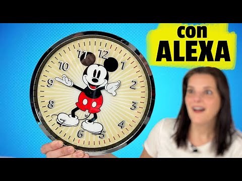 -MICKEY con ALEXA- Amazon Echo Wall Clock Mickey Mouse edition