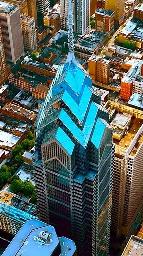 Philadelphia Downtown Aerial View in 8K by drone