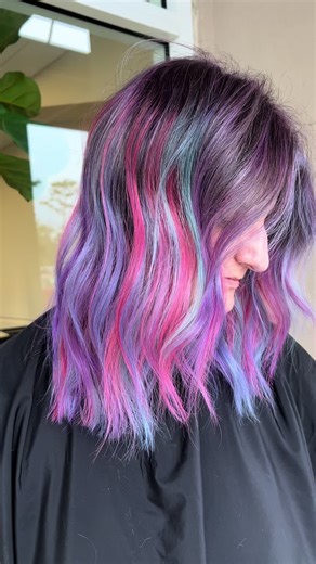 Lived in vivid using @Pulp Riot Hair
