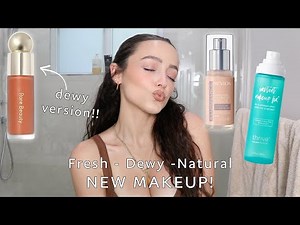GRWM in my bathroom using NEW MAKEUP!