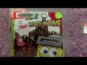 SpongeBob Lost in Time VHS and DVD Comparison Video