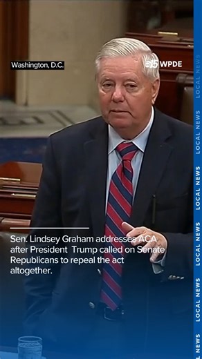 The meeting comes after a Democratic plan sought an agreement on reopening the government with extended ACA subsidies for a year. Graham calls the current plan 'unsustainable', and a new healthcare plan will be discussed only when the government reopens. | WPDE ABC15