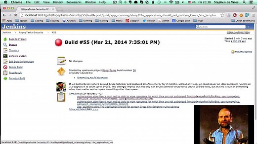 Security testing embedded into Jenkins with BDD-Security