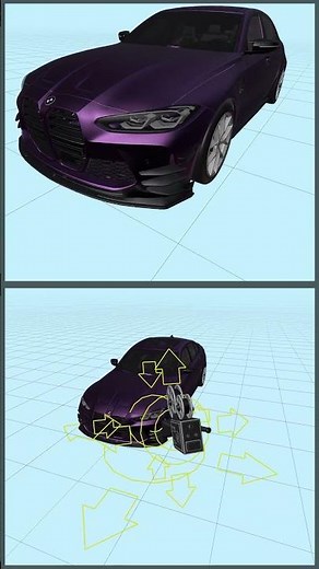 Bring your 3d creations to live with CamAnim3D #automobile #3danimation #Camanim3D