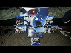 Playstation 4 MEGA BUNDLE Player Edition Unboxing & Setup!!!!! Greatness Awaits