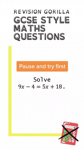 GCSE Past Paper Style Algebra Question! Comment your answer! #gcse #igcse #maths #math #pastpaper #algebra #gcsemaths #igcsemaths #workedexamples #learnontiktok