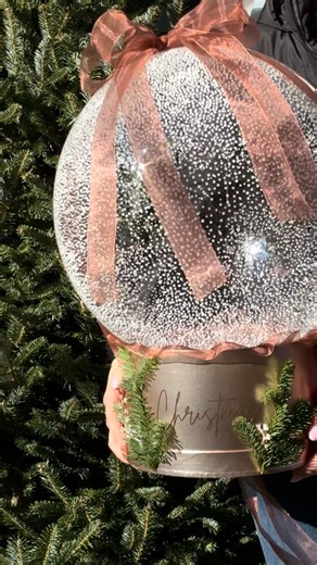 Balloon City New York on Instagram: "Not sure what to gift this Christmas? Give something personal, emotional, and unforgettable. ✨ Meet our Holiday Bubble Gift Box - a crystal-clear Bubble Charm filled with delicate foam bits, fresh-cut evergreen branches, and wrapped in a premium ribbon It’s not just décor - it’s an experience, a moment, a feeling Perfect for: 🎁 Family ✨ Friends ❤️ Your special someone 🎄 Hosts & holiday parties Thoughtful. Aesthetic. Unique. Everything a perfect Christmas gi
