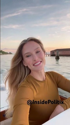 Supermodel Bar Refaeli enjoying the view