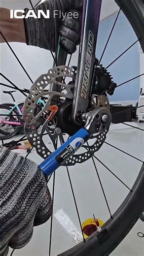 🛑Brakes are life!Installing Front Wheel & Bleeding Levers#icancycling #flyee