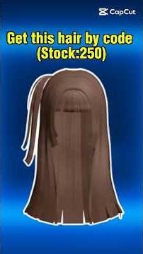 Free hair code roblox 2026 || Roblox Free Limited UGC #roblox #giveaway #shorts #freehair