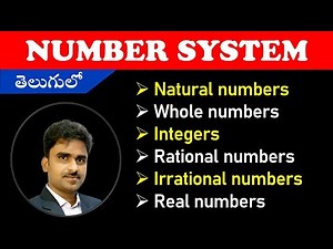 Number system || 9th class maths || Maths basics in telugu || Mathstech