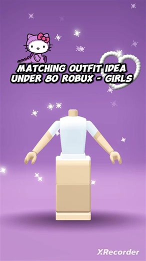 Cute Roblox Matching Skin Ideas Under 80 Robux