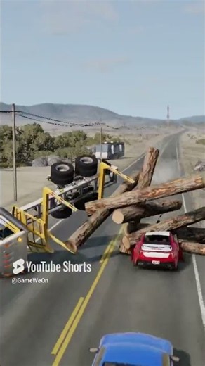 Realistic Car Crashes #117 💥 CAR VS CAR VS HIGHWAY! 😱 UNREAL CRASH | BeamNG.drive #beamngdrive