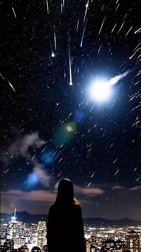 Meteor Shower Turns Night Into Day 🌌💥 | Unbelievable Sky Explosion