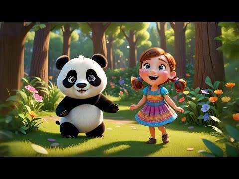 Rolling Fun Panda With Baby 🐼👶 | Fun Animal Adventure for Kids | Preschool Learning Video